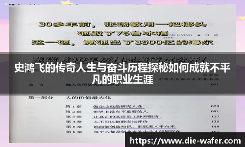 史鸿飞的传奇人生与奋斗历程探秘如何成就不平凡的职业生涯